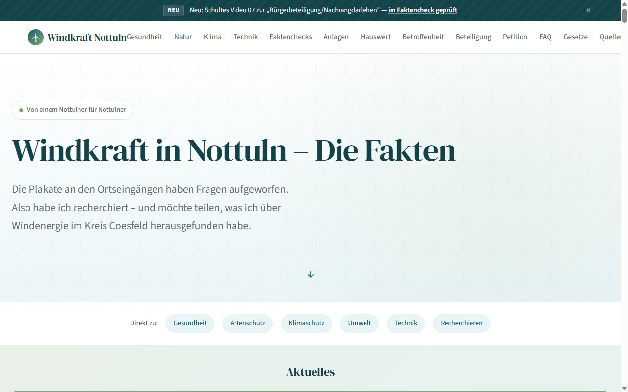 Screenshot of windkraft-nottuln.de